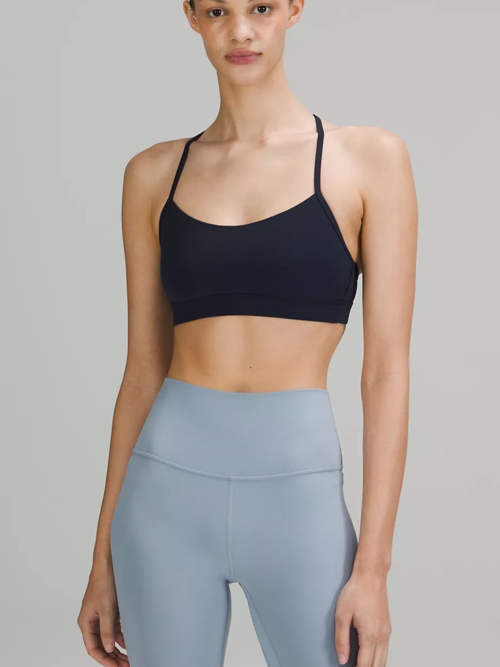 Lululemon Flow Y Bra Nulu in True Navy